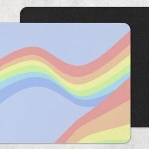 RAINBOW Waves Mouse Pad